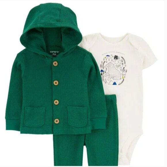 🚨 50% OFF BUNDLES! ENDS 12/7 🚨 Bundle of 3 NWT Carter's Outfits - Size 12 months - Picture 2 of 16